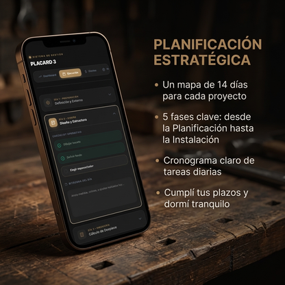 App Gestión de Proyectos de Melamina